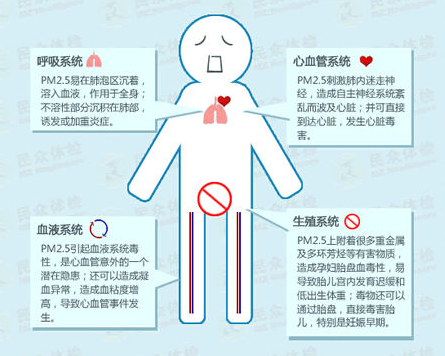 霧霾對人體的危害